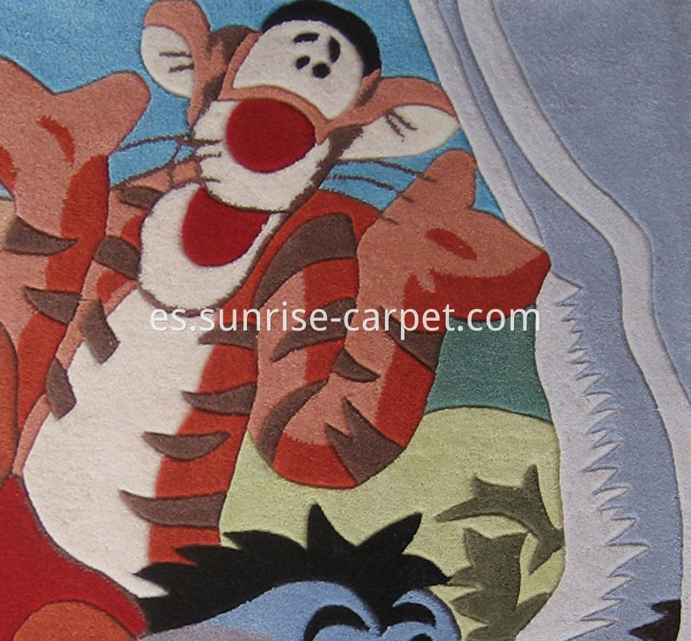 Hand Tufted Carpet with Disney Design